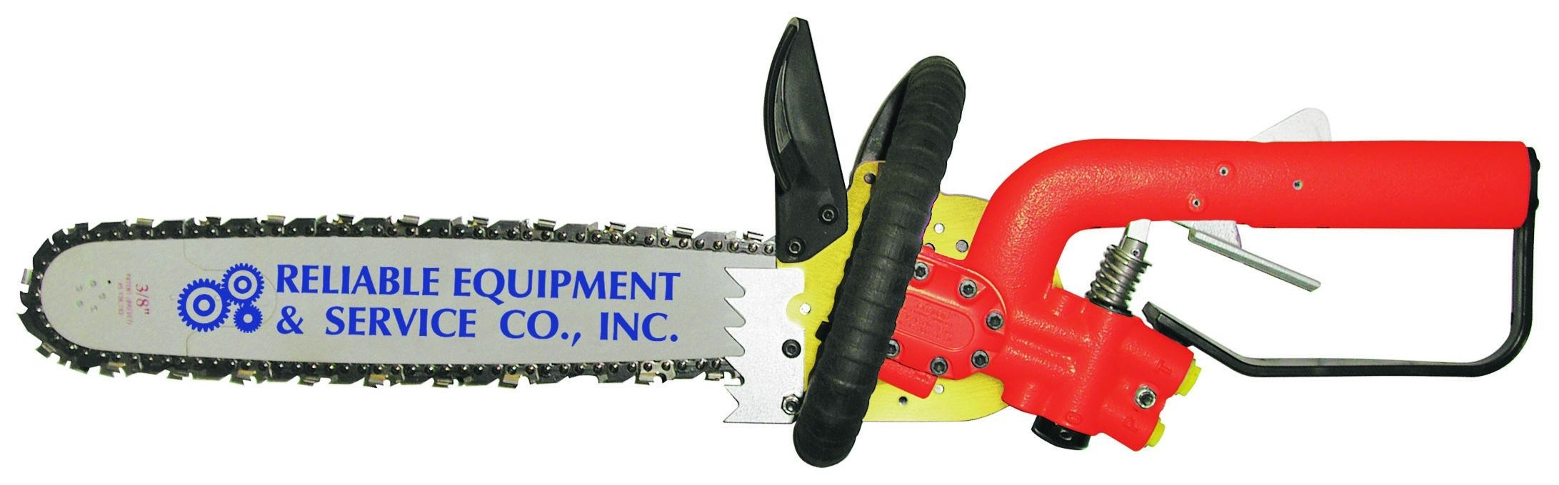 Reliable Equipment REL-CS20 20" Underwater Hydraulic Chainsaw (Includes Hose Whips and Couplers)