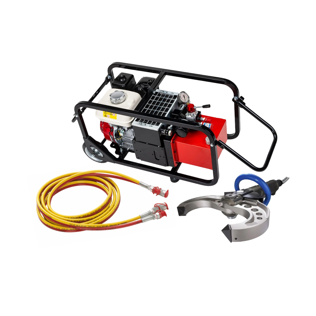 Tehma CC300 Hydraulic Concrete Crusher Kit w/ PP700-120V and HH100 - Image 1