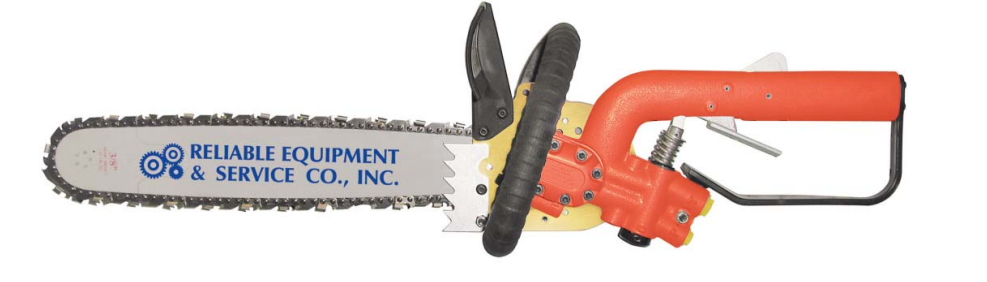 Reliable Equipment REL-CS20 20" Underwater Hydraulic Chainsaw (Includes Hose Whips and Couplers) - Image 1