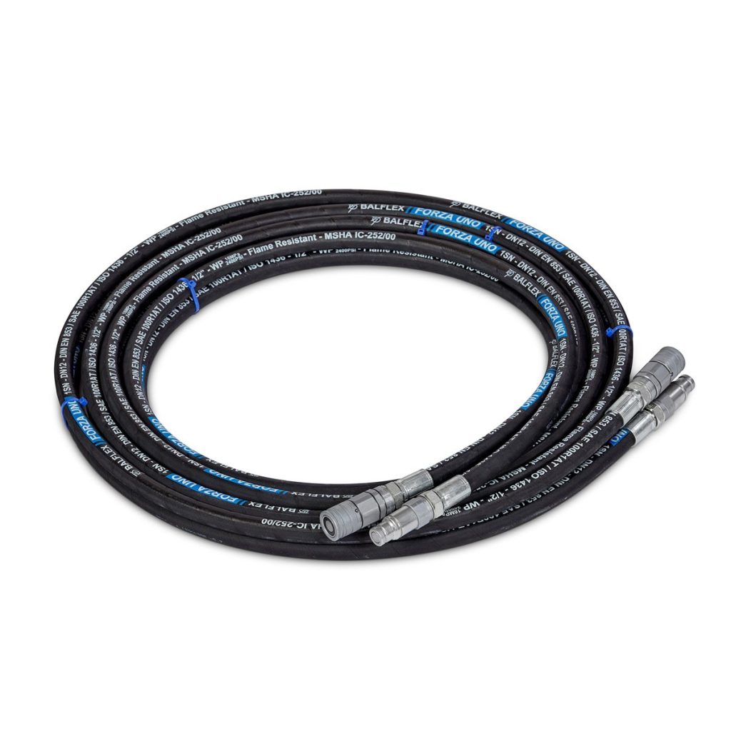 Joint Zone D921039 25' Paired Hydraulic Hoses 1/2" ID W/ Flush-Face Fittings