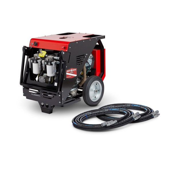 Joint Zone K0581 Dinamo Dual Hydraulic Power Unit 35HP Vanguard (2@10 or 1@20 gpm) w/ Two 50' Hose Sets